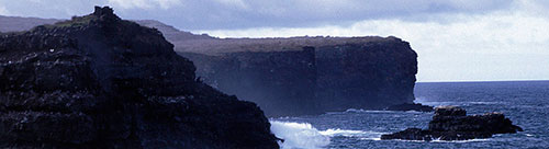 Ecuador Galapagos Cliffs